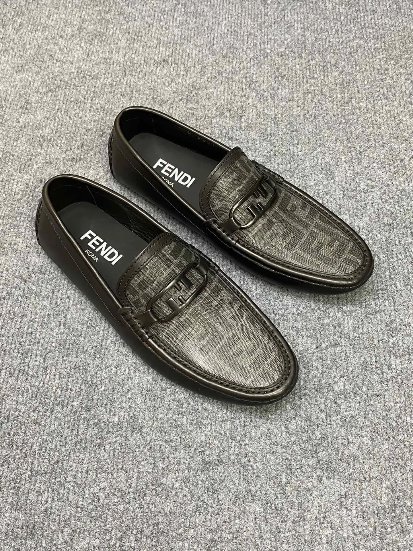 Men's Men's Shoes Men's Men's Shoes 💰700FENDI Fendi Men's Shoes are breathable and comfortable. Original development. Counters copy one to one. Imported cowhide. Niuri. 38 to 44. (can be ordered at 45.46. No returns or exchanges)